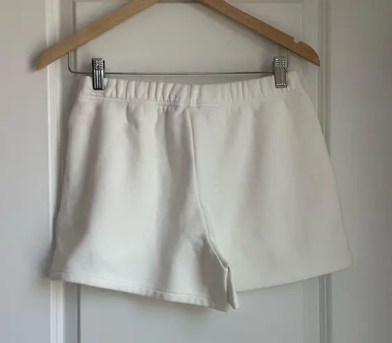 SKIMS Cotton Fleece Classic Short in Marble Graphic, Size X-Small