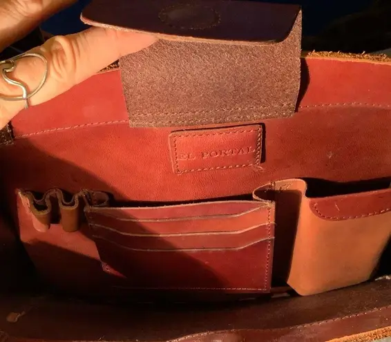 Dark Brown Leather El Portal Large Handbag š»š»š»