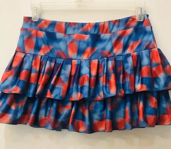 Ellesse Women`S Zatanna Tennis Skort orange and blue sz Large