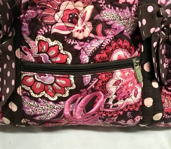 Belvah Quilted duffle bag Pink