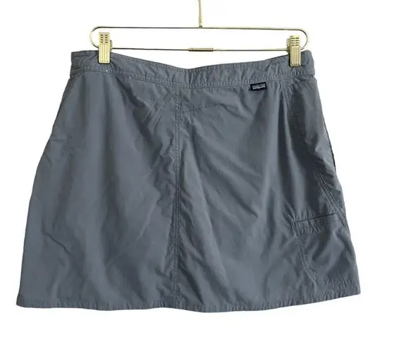 Patagonia  Solimar Skort Women's 8 Light Olive Green Hiking Outdoor Lightweight