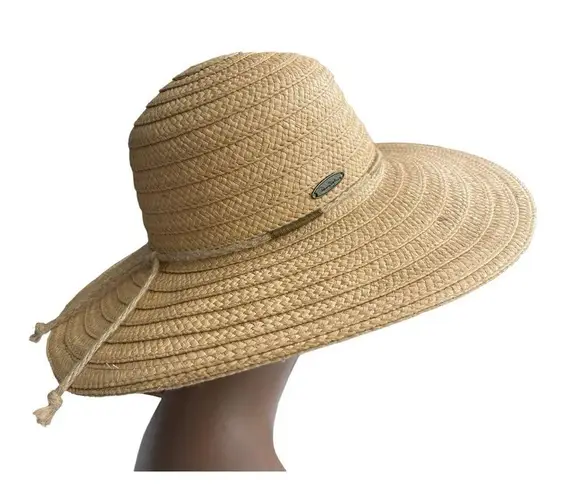 Panama Jack Women's Sun Hat - Straw Paper Braid