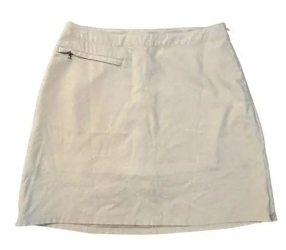 Patagonia  tan khaki mini skort size 6