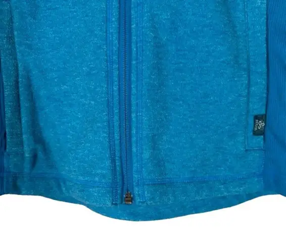 prAna Blue Long Sleeve Hooded Athletic Full Zip Casual Jacket Women Sz XS