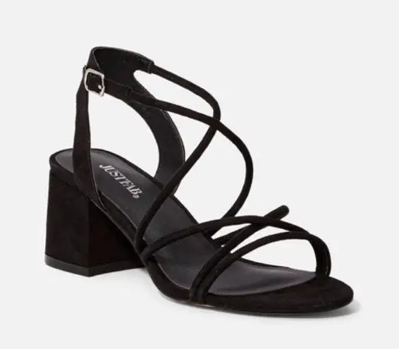 JustFab Black Sandals