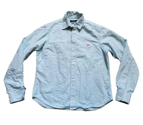 Polo Ralph Lauren Shirt Women Small Petite Paris 2024 Olympics Button Down Blue Size undefined