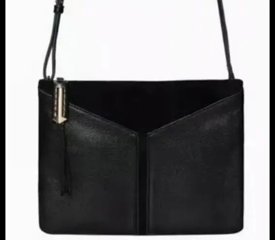 Stella & Dot COVET Highline leather suede mini crossbody purse black EUC ($159)