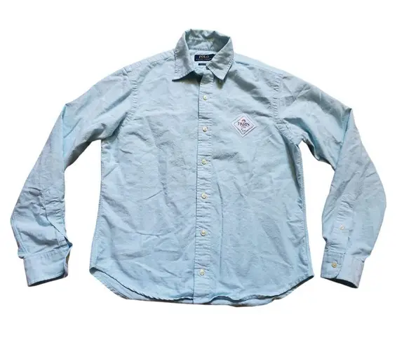 Polo Ralph Lauren Shirt Women Small Petite Paris 2024 Olympics Button Down Blue Size undefined