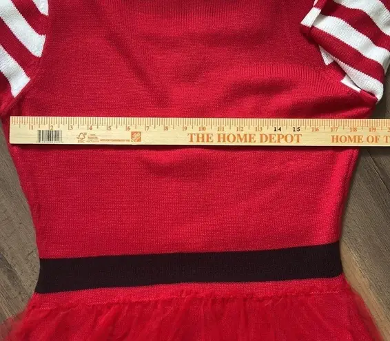 1775 Women’s Santa Baby Mrs Claus Ugly Sweater Knit Dress Size Medium Vintage