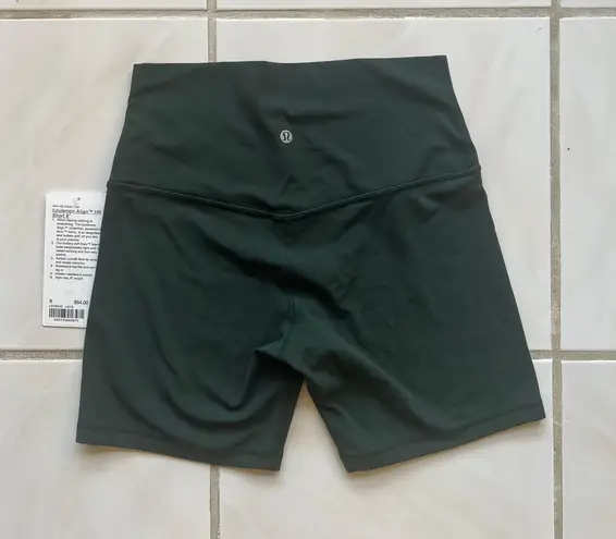 Lululemon Align High Rise Shorts 6” NWT Legacy Green Size 8