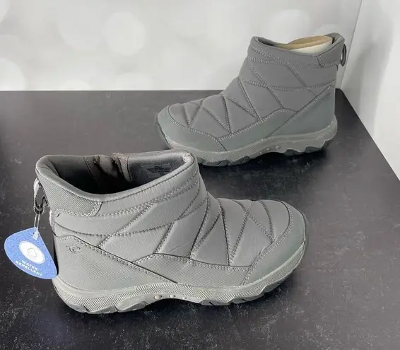 Easy Spirit Women's Tru Round Toe Casual Cold Weather Booties Gray Sz 6