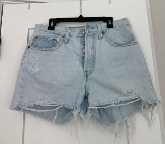 Levi's 501 Light Wash Shorts