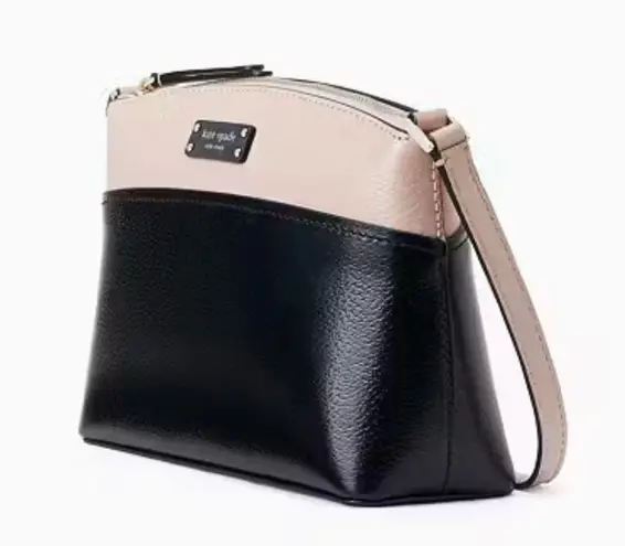 Kate Spade  Jeanne Crossbody Bag Black Pink Leather Shoulder Bag