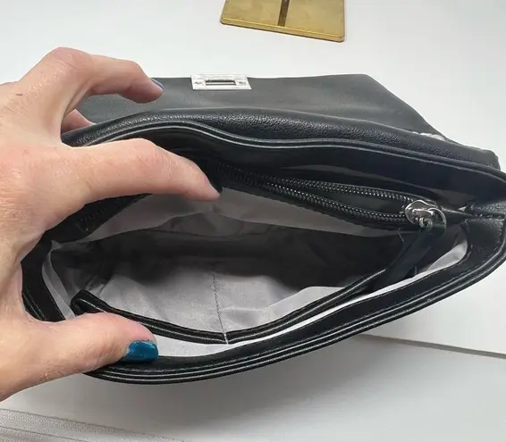 I.N.C. International Concepts (INC) Soft Ajae Patchwork Crossbody bag NWOT Black