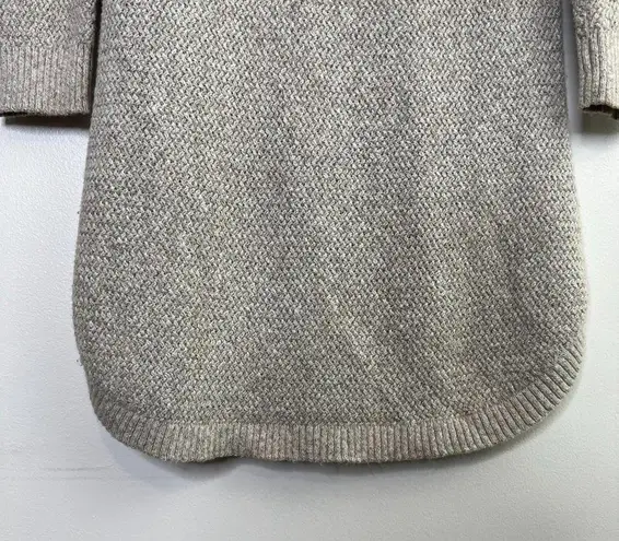 Fat Face Knit Curved Hem Long Sleeve Sweater Dress Cotton Blend Size 8