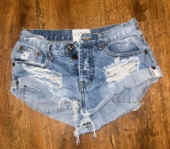 One Teaspoon Denim Shorts