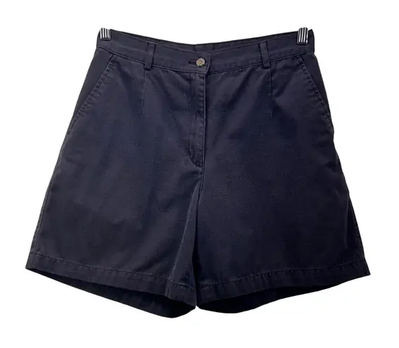 LL Bean Chino Shorts Navy Blue 8