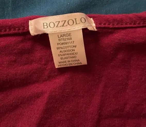 Bozzolo Red Bodysuit