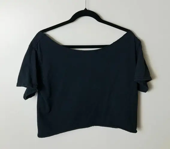 The Notorious B.I.G. T Shirt Music American Rapper Raw Hem Graphic Tee Crop Top Size L