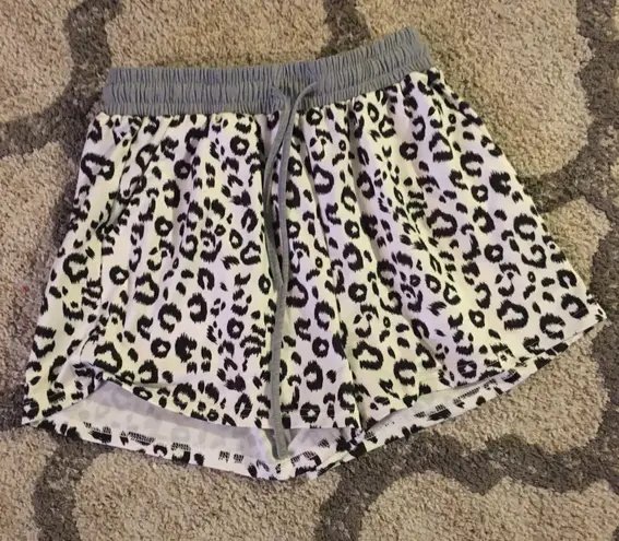 Leopard Lounge Shorts Multi Size L - Image 1