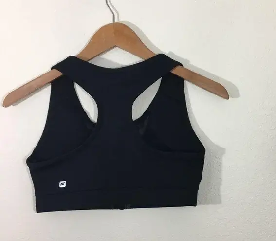 Fabletics NWT  Emmy zipper black sportsbra