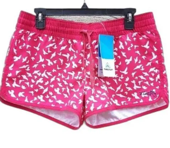 Firefly Truck Swim Shorts Fuchsia & White Size M Size M