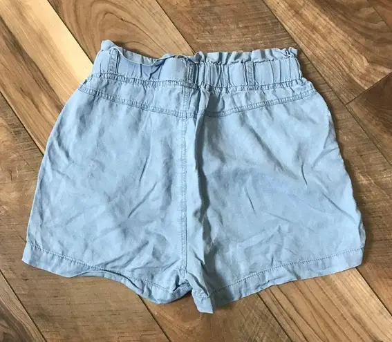 Thread and Supply 🛍 4/$20 Sale  Blue Lyocell Paperbag Shorts Size L