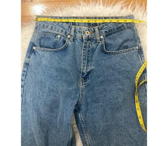 The RAGGED priest jeans size 28 made in turkey butt cut opening blue mom jean