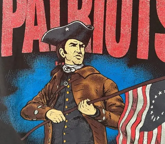 47 Brand NWT Vintage '47 New England Patriots Historic Witness Tubular Tee Small