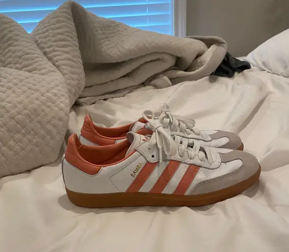 Adidas Pink/White Samba Sneakers