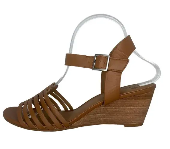 Susina Brown Terra Wedge Sandal