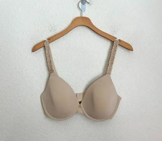 Natori  Pure Luxe Plunge nude T-Shirt Bra size 34DD