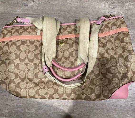 Coach Pink Baby Bag