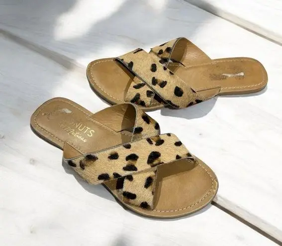 Coconuts by Matisse  - Pebble Leather Sandal in Leopard - 8