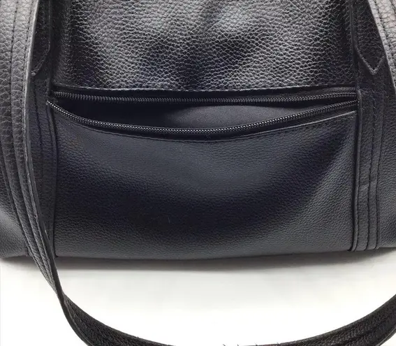 kim rogers  black tri-compartment bag-project piece