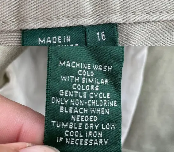 NWT Lauren Ralph Lauren Shorts 16 Tan