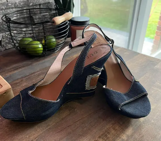 Guess Denim Wedge Heel