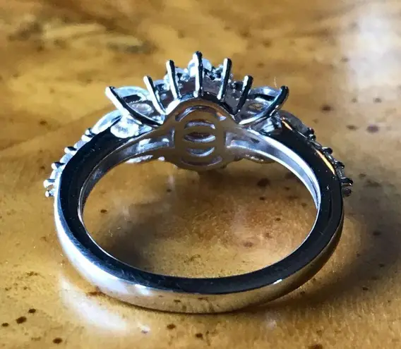 Natural Hessonite Garnet Sterling Silver Ring Red Size 6