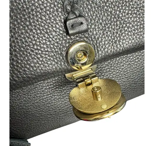 Chloé Chloe NWT Penelope Large Top-Handle Bag in Black Smooth Grained Leather