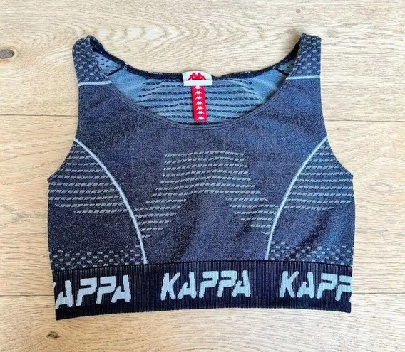 Kappa  Authentic Trybunalski Knit Leggings and Myslovice Sports Bra in Black/Gray