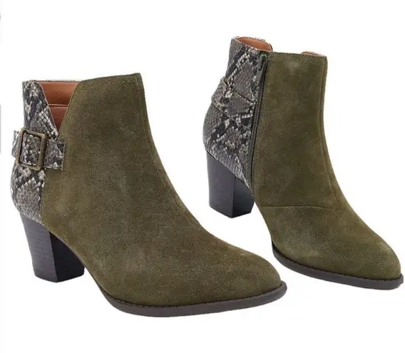 Vionic LIKE New Leather Ankle Boots