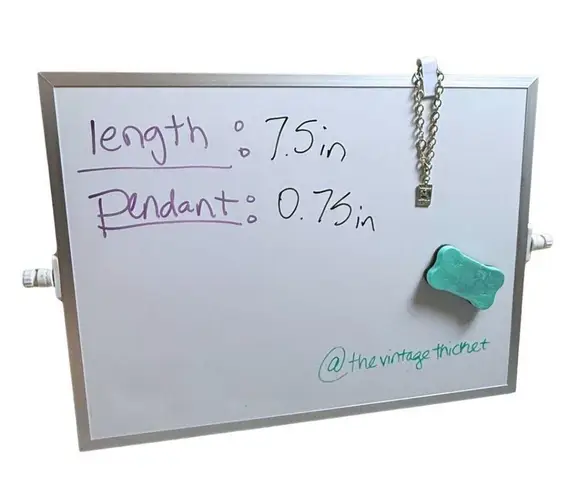 Vintage Y2K Flower Charm Bracelet Silver Chain Pink and Blue Rhinestones