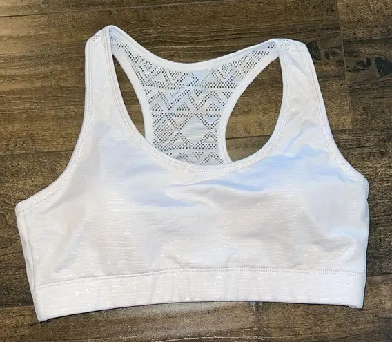 Zyia White Bomber Bra