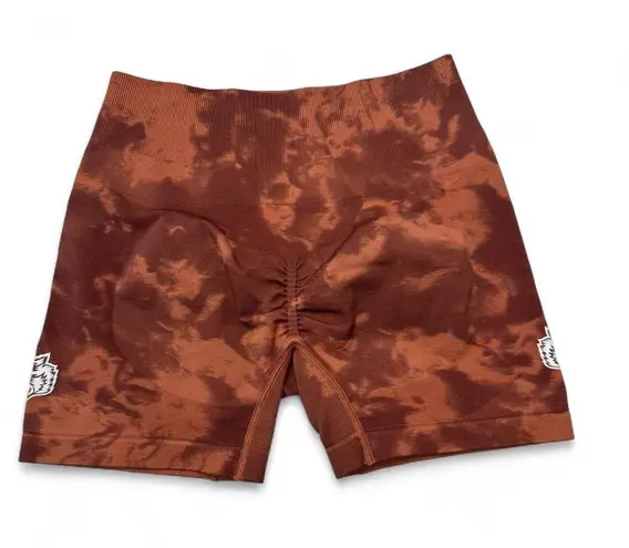 Darc Sport Wolves Burnt Orange Tie Dye Biker Shorts Size M 168 of 1000 Size M