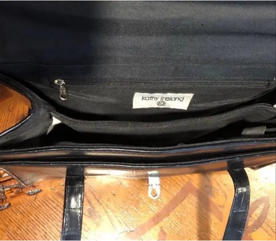 Kathy Ireland Black Shoulder Bag