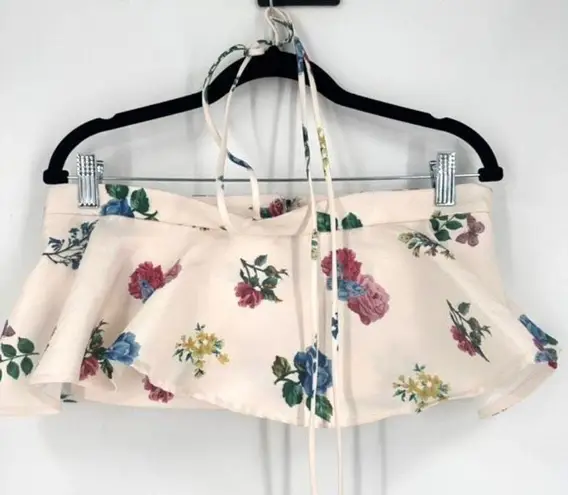 Endless Rose NWT Revolve  Halter Crop Top Penelia Print Size Medium