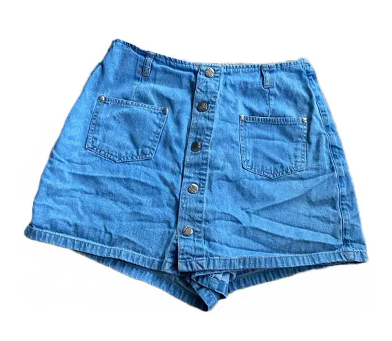 Sostanza Vintage 90s light blue denim mini skort š„