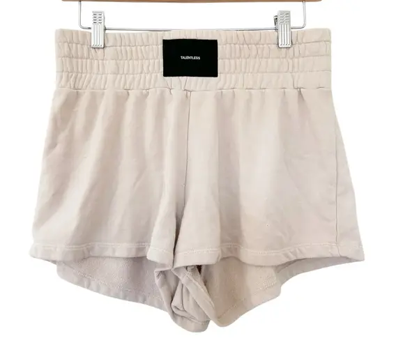 Talentless Cream Sweat Shorts Sz M