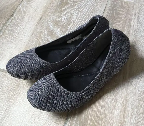 Tammi Knit Flats | Alfani Silver Knit Step N Flex Flats