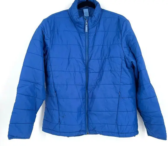 Duluth Trading Co Puffer Style Blue Coat Jacket women’s medium nylon